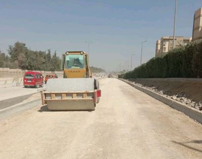 جهاز حدائق أكتوبر: الانتهاء من رصف طريق سوق الجملة آخر أبريل 