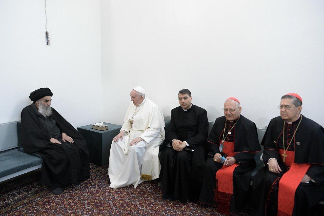السيستاني و بابا الفاتيكان