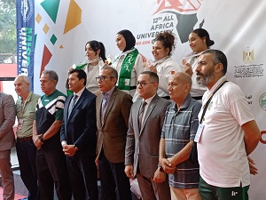 طالبة حقوق بنها تحصد برونزية الجودو في دورة الألعاب الأفريقية