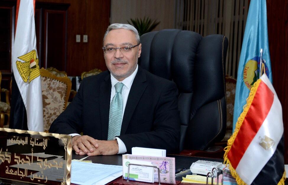 محمود ذكى، رئيس جامعة طنطا