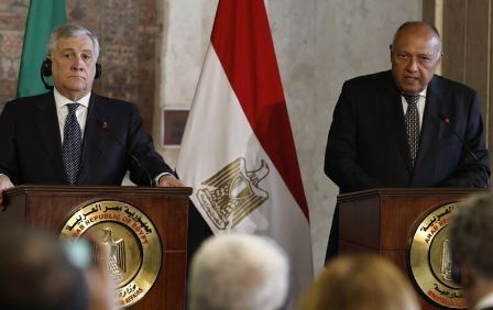 وزير الخارجية ونظيره الإيطالي يبحثان الأوضاع فى الشرق الأوسط