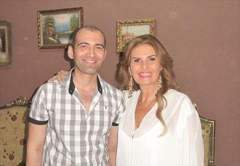محمد رجائي مع الفنانة يسرا