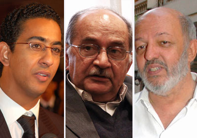 محمد خان ويوسف شريف رزق الله ومروان حامد