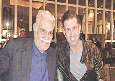 عمر الشريف وحفيده