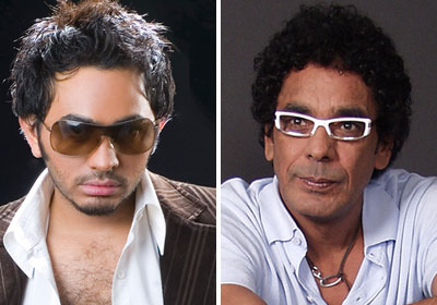 المطرب محمد منير والمطرب تامر حسنى