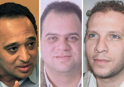 حسني صالح وأحمد عاطف وناصر عبد الرحمن