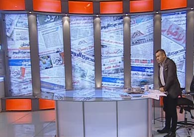 جابر القرموطى يقف دقيقة حدادا على شهيدى الشرطة فى العريش