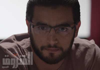 » الداعية « هانى سلامة فى مشهد من مسلسل