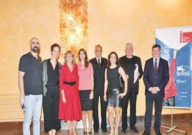 ابطال فيلم "عتمة"و "اصطياد اشباح"