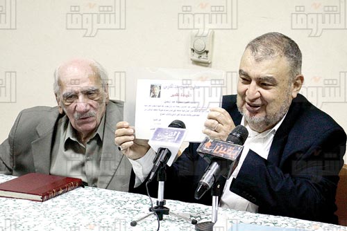ندوة تكريم الكاتب محفوظ عبد الرحمن بنقابة الصحفيين - تصوير: احمد عبد اللطيف