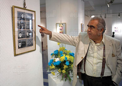 عبد العليم زكى - معرض 52 عاما للرسوم المتحركة : تصوير احمد عبد الجواد