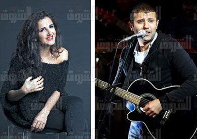 حمزة نمرة وتانيا صالح