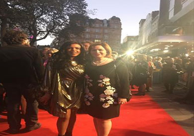 إلهام شاهين وناهد السباعي في العرض العالمي الأول لـ«يوم للستات»