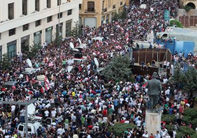 مظاهرات في لبنان