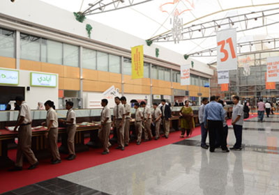 الصالة الرئيسية لمعرض الشارقة للكتاب