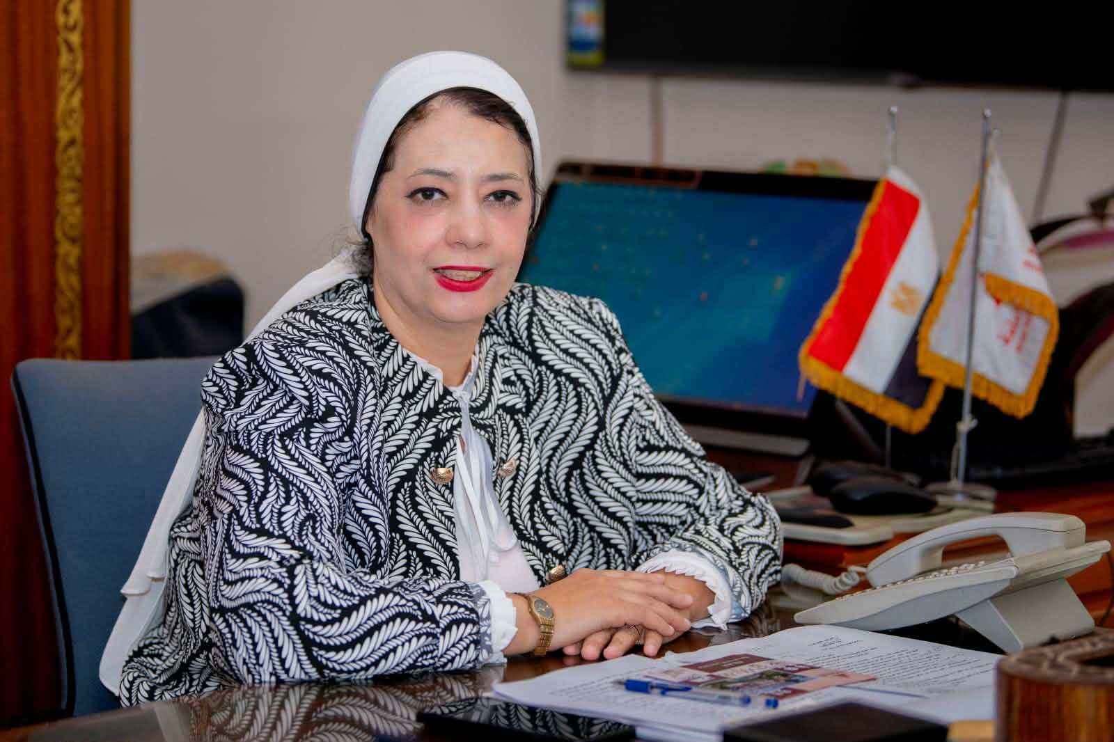 الدكتورة رانيا شرعان مديرة مكتبة مصر العامة الرئيسية،