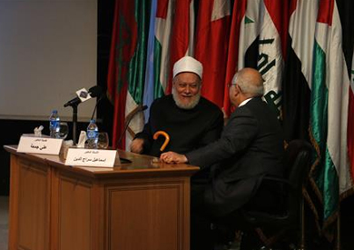 مؤتمر التطرف والارهاب بحضور على جمعه المفتى السابق واسماعيل سراج الدين بمكتبه الاسكندريه