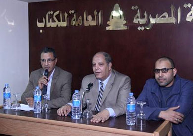 مروان حماد وسعيد الشحات وطلعت إسماعيل خلال الحفل