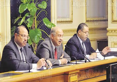 مؤتمر صحفى لمجلس الوزراء تصوير سليمان العطيفى