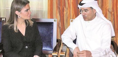 محمد العبار ووزيرة الاستثمار سحر نصر