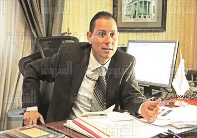 محمد عمران رئيس البورصة المصرية - تصوير هبة الخولي