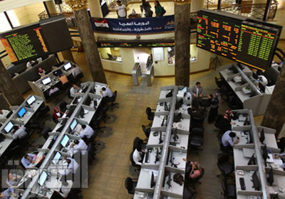 جلسة تداول في البورصة المصرية - تصوير: هبة الخولي