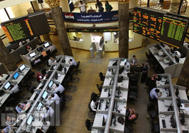 جلسة تداول في البورصة المصرية - تصوير: هبة خليفة