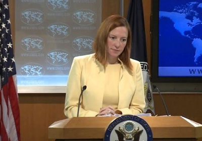 المتحدثة باسم الخارجية الأمريكية جينيفر بساكي