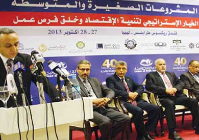 أمين المصارف العربية يتحدث فى مؤتمر المشروعات الصغيرة