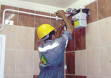 غاز طبيعى فى المنازل