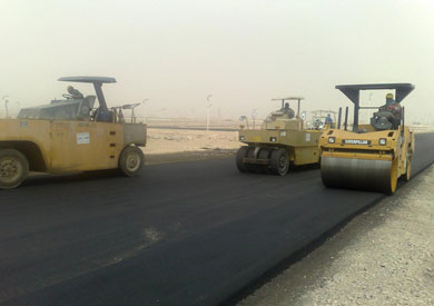 31 مليون جنيه إجمالي أعمال الرصف