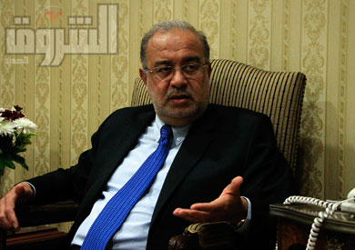 شريف إسماعيل وزير البترول   تصوير-لبنى طارق