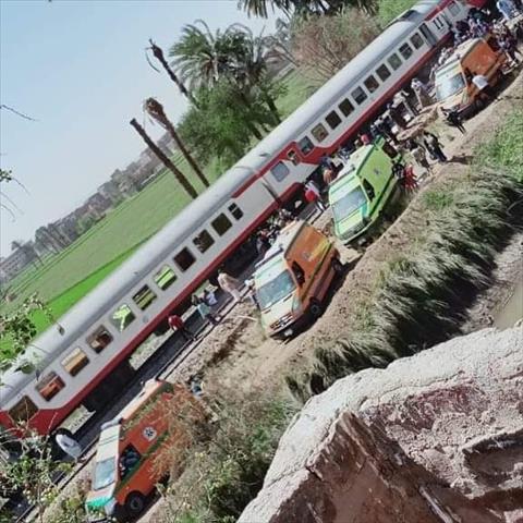 الصحة: 91 مصابًا و 32 وفاة حتى الآن في حادث تصادم قطاري سوهاج