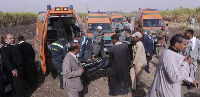 مصرع شخصين وإصابة 14 في حادث تصادم بالشرقية