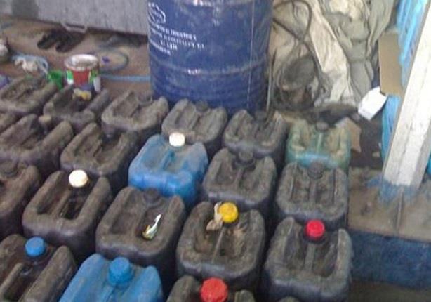 ضبط كميات كبيرة من البنزين والسولار قبل تهريبها بالغربية