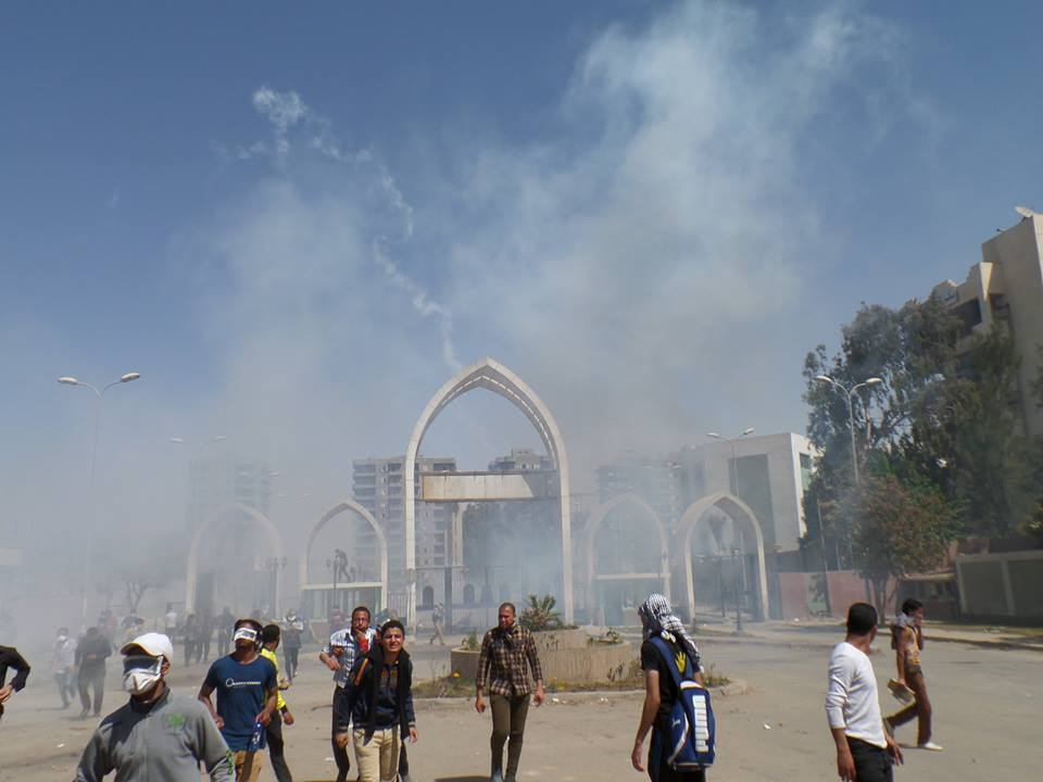 أعمال عنف في جامعة المنيا - أرشيفية