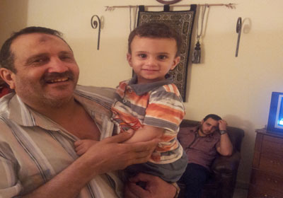 صورة للطفل بعد عودتة