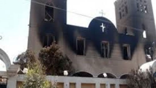 المؤبد لـ3 متهمين في حرق كنيسة العذراء بكرداسة