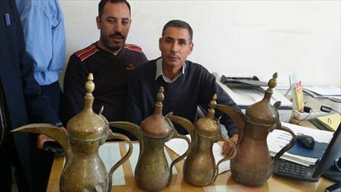 احباط تهريب 4 قطع أثار بجمارك نويبع