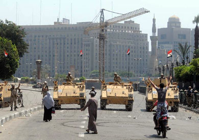 قوات الجيش في ميدان التحرير - أرشيفية