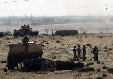 اشتباكات بين القوات المسلحة وتكفيريين بشمال سيناء - ارشيفية
