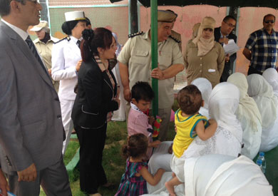 زيارة الدكتورة عزة عشماوي - الأمين العام للمجلس القومي للأمومة والطفولة لسجن المساء بدمنهور