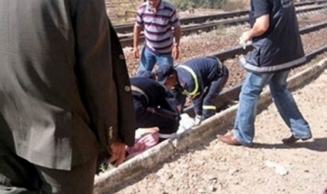 مصرع طالبة أزهر أسفل عجلات القطار في كفر الشيخ