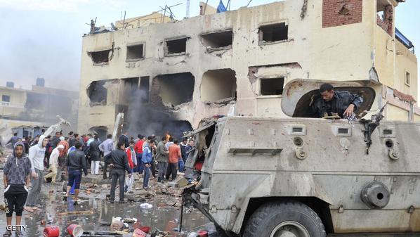 الداخلية: استشهاد 8 شرطيين ومدني وإصابة 12 آخرين في هجومين إرهابيين بشمال سيناء