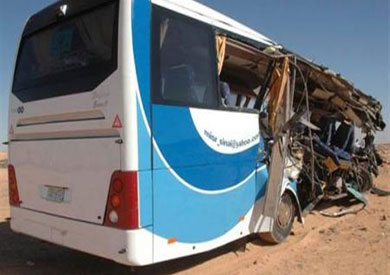 النيابة العامة تبدأ التحقيقات في حادث أتوبيس «رأس غارب»