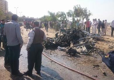 مسرح حادث محاولة اغتيال المستشار «أبو الفتوح»