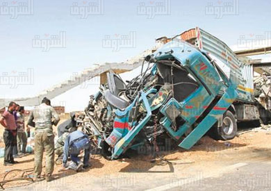 حادث - تصوير لبنى طارق