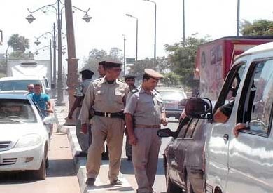 حملة مرورية بالمنيا - ارشيفية