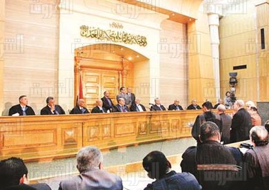 أرشيفية لإحدى جلسات المحكمة الدستورية - تصوير: هبة الخولى