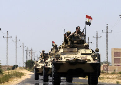 انتشار لرجال القوات المسلحة بشمال سيناء
